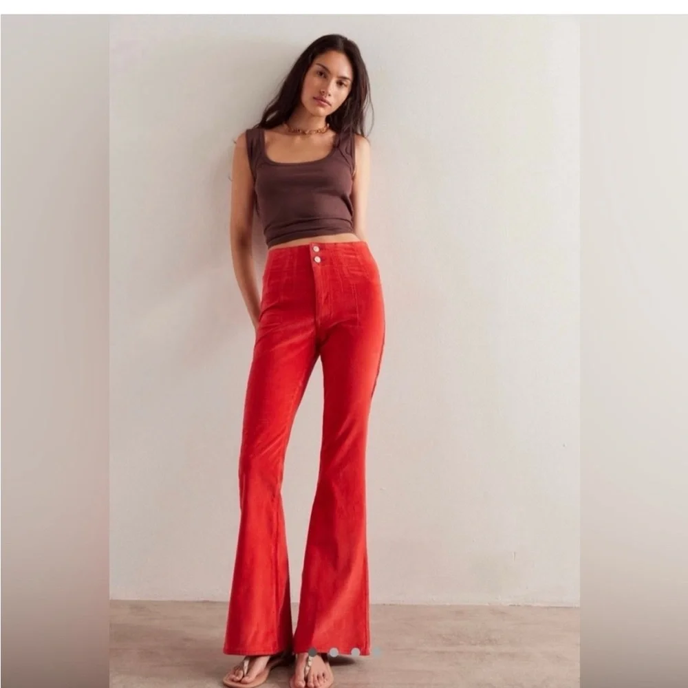 Free People- We The Free Jayde Cord Flare Jeans 
Size 24 NWT - Picture 9 of 13